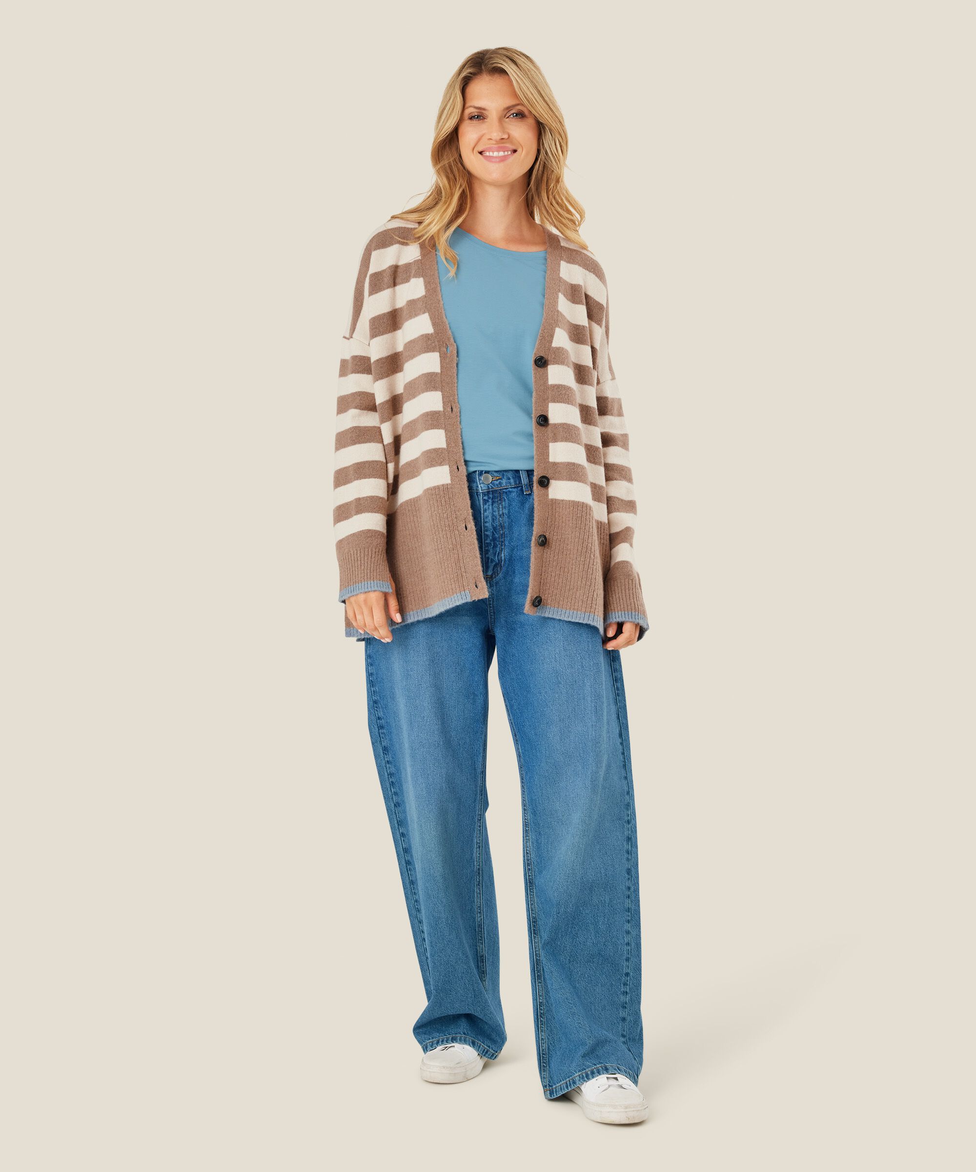 Luz Cardigan, Mink/ash/whc