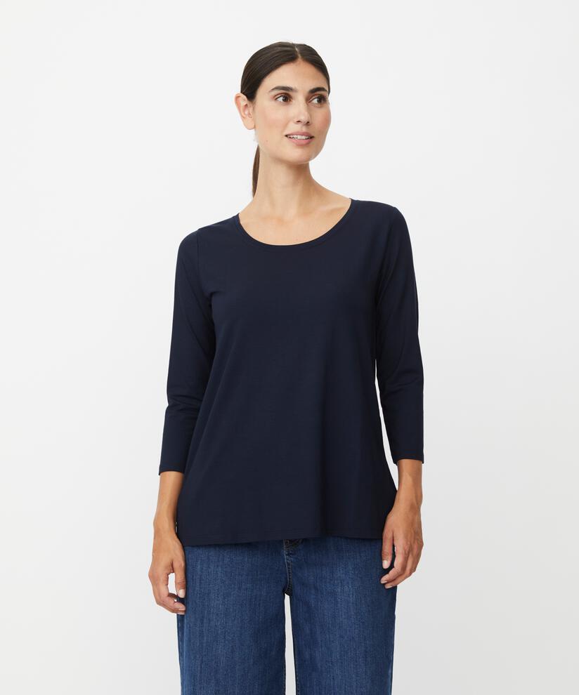 Cecille JERSEY Top, Navy