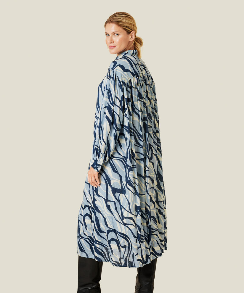 NARAI DRESS, Faded Denim