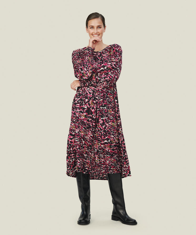 NORASSA DRESS, Sangria