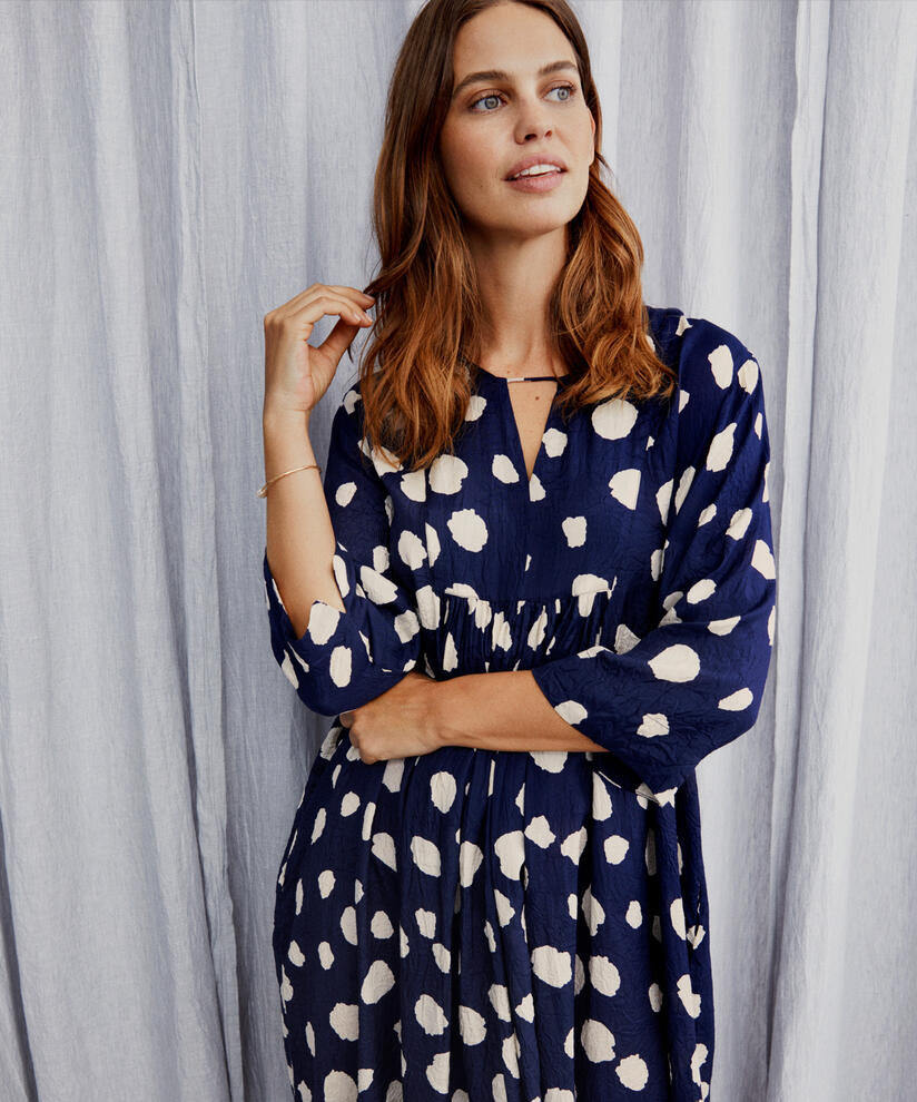 Nadyne Dress, Maritime Blue