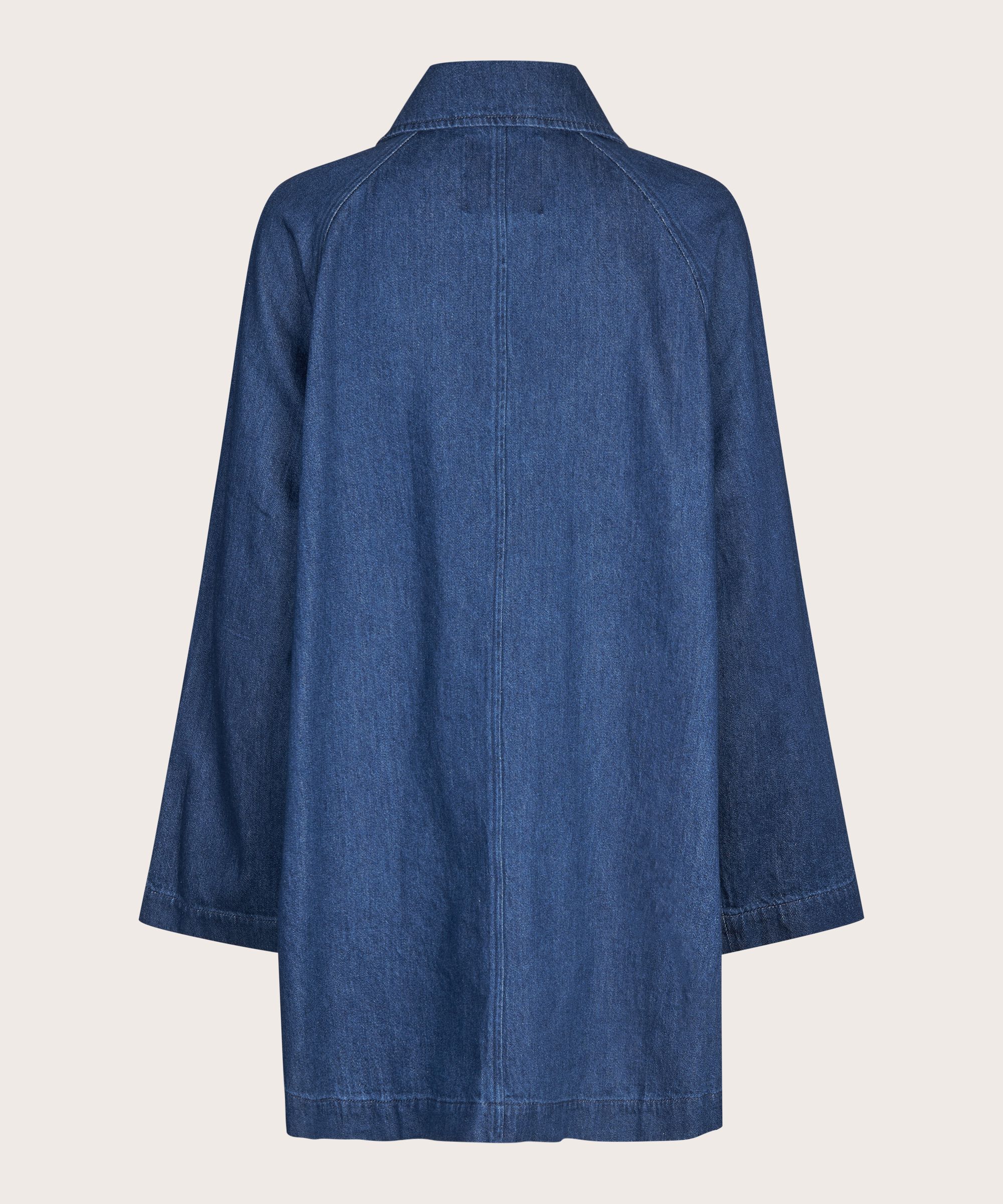 Tam Denim Coat, Dark Denim