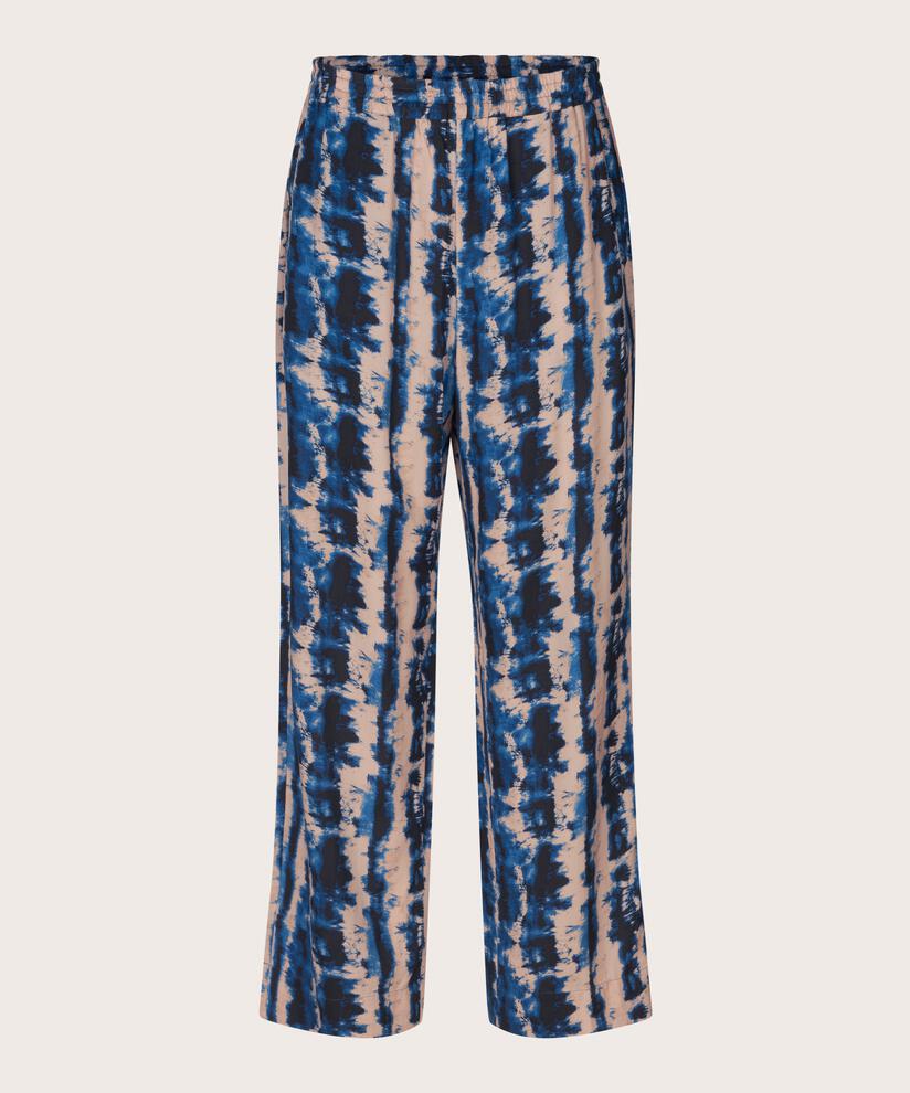 Peonos Trousers, Navy Peony