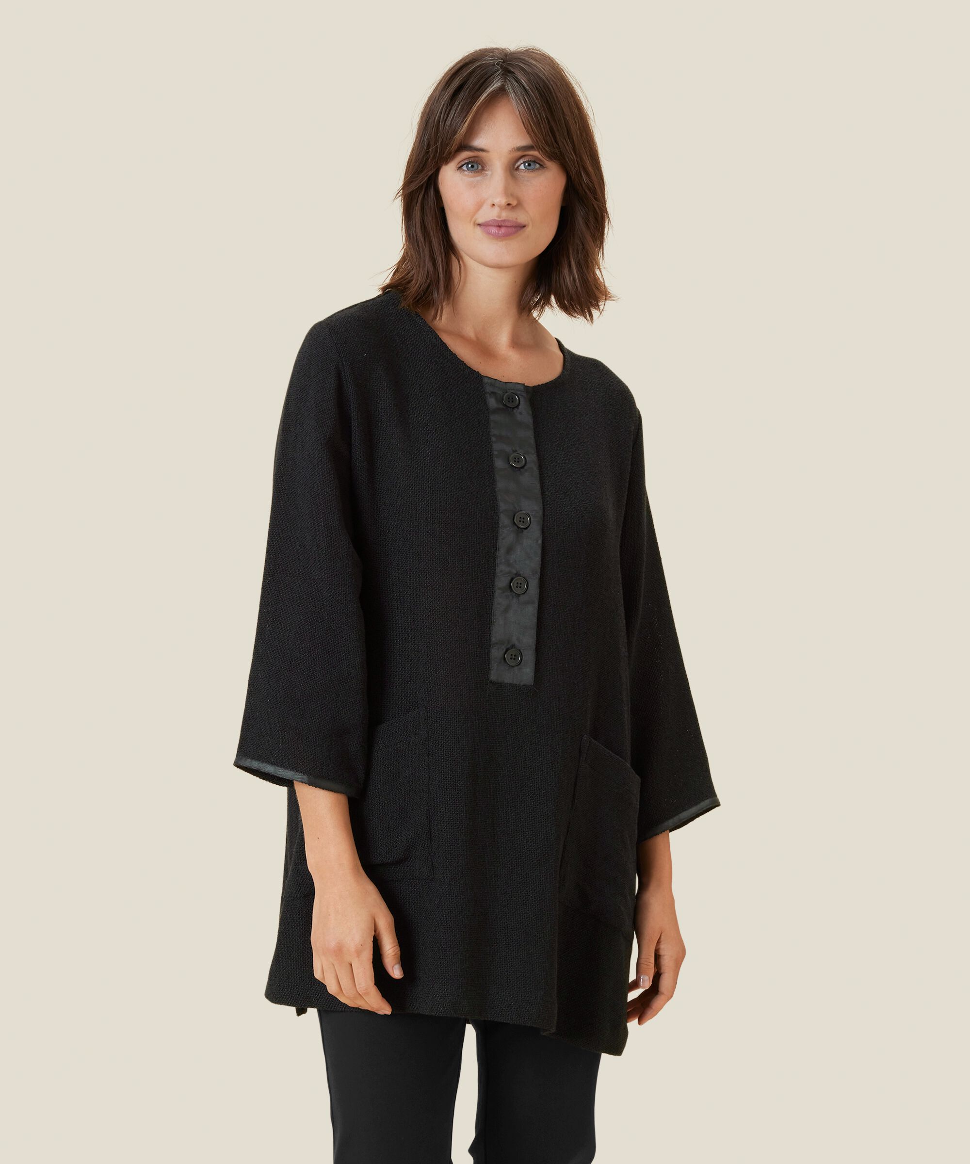 GILIANA TUNIC, Black