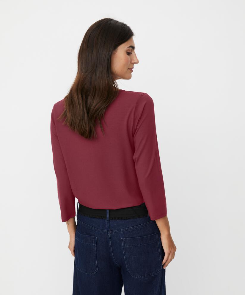 Cecille JERSEY Top, Tawny Port