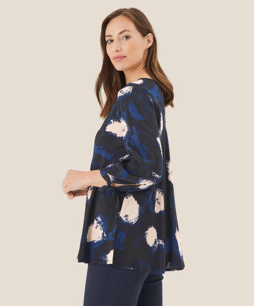 Katasi Blouse, Maritime Blue