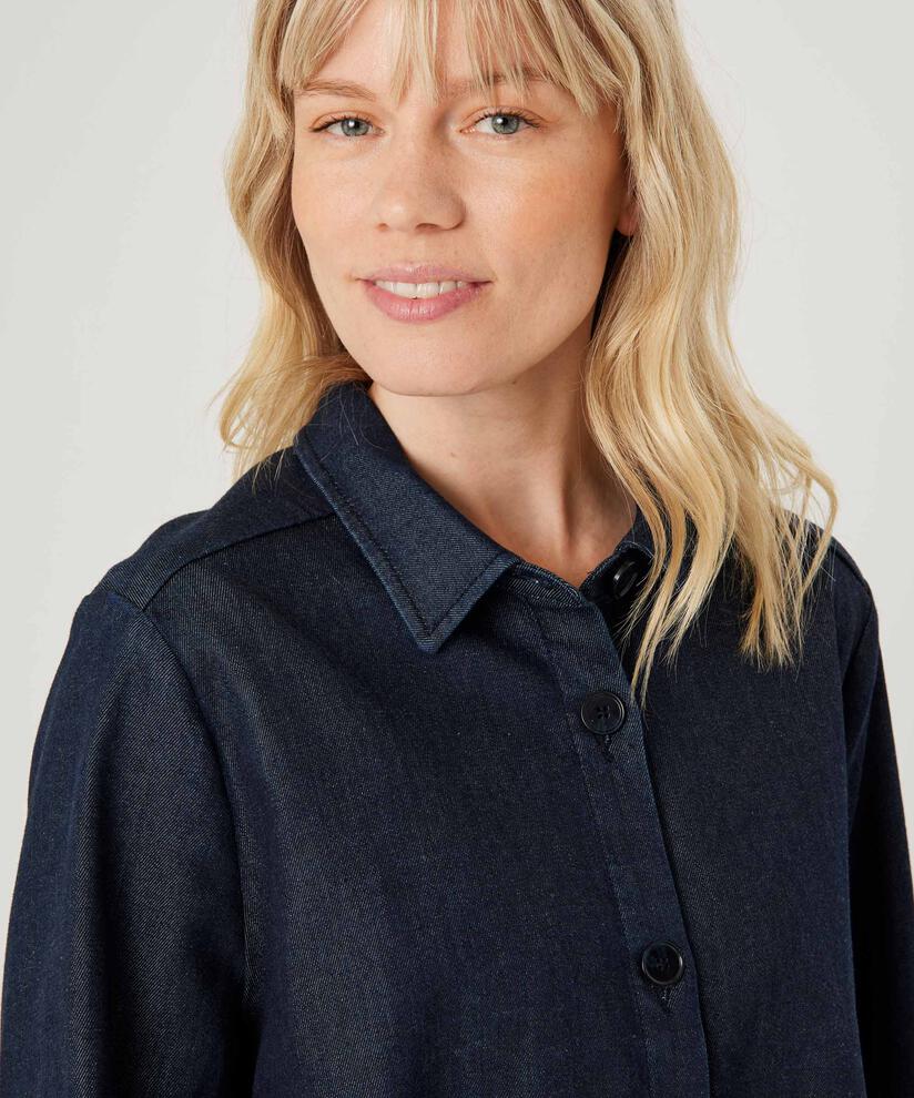 Iowa Denim Shirt, Dark Denim