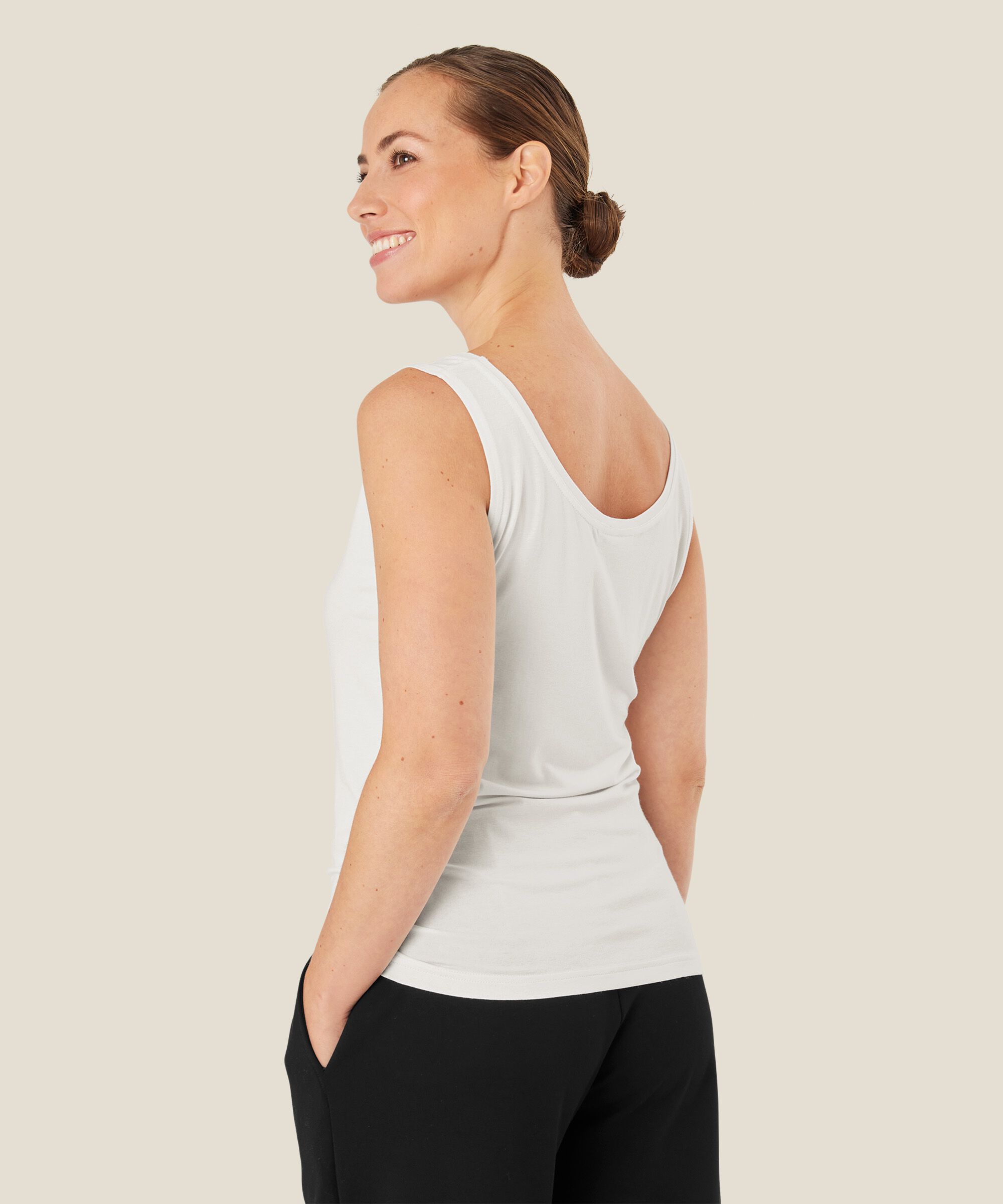 Els JERSEY Top, Cream