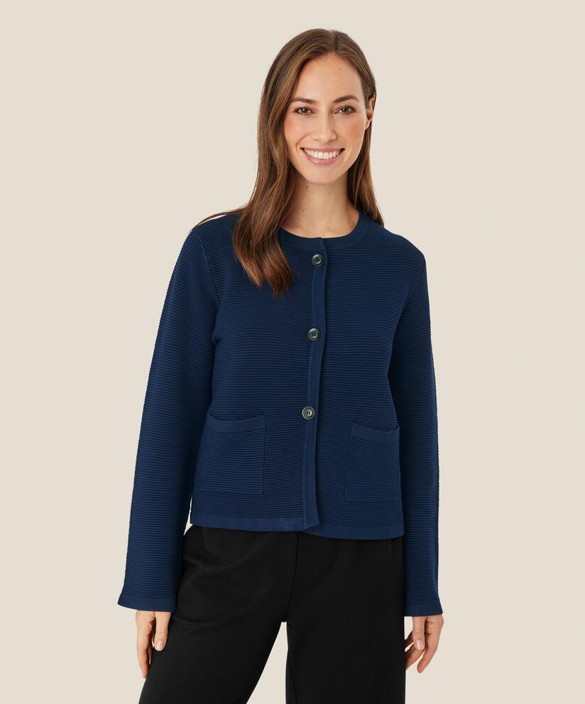 Luschia Cardigan, Maritime Blue