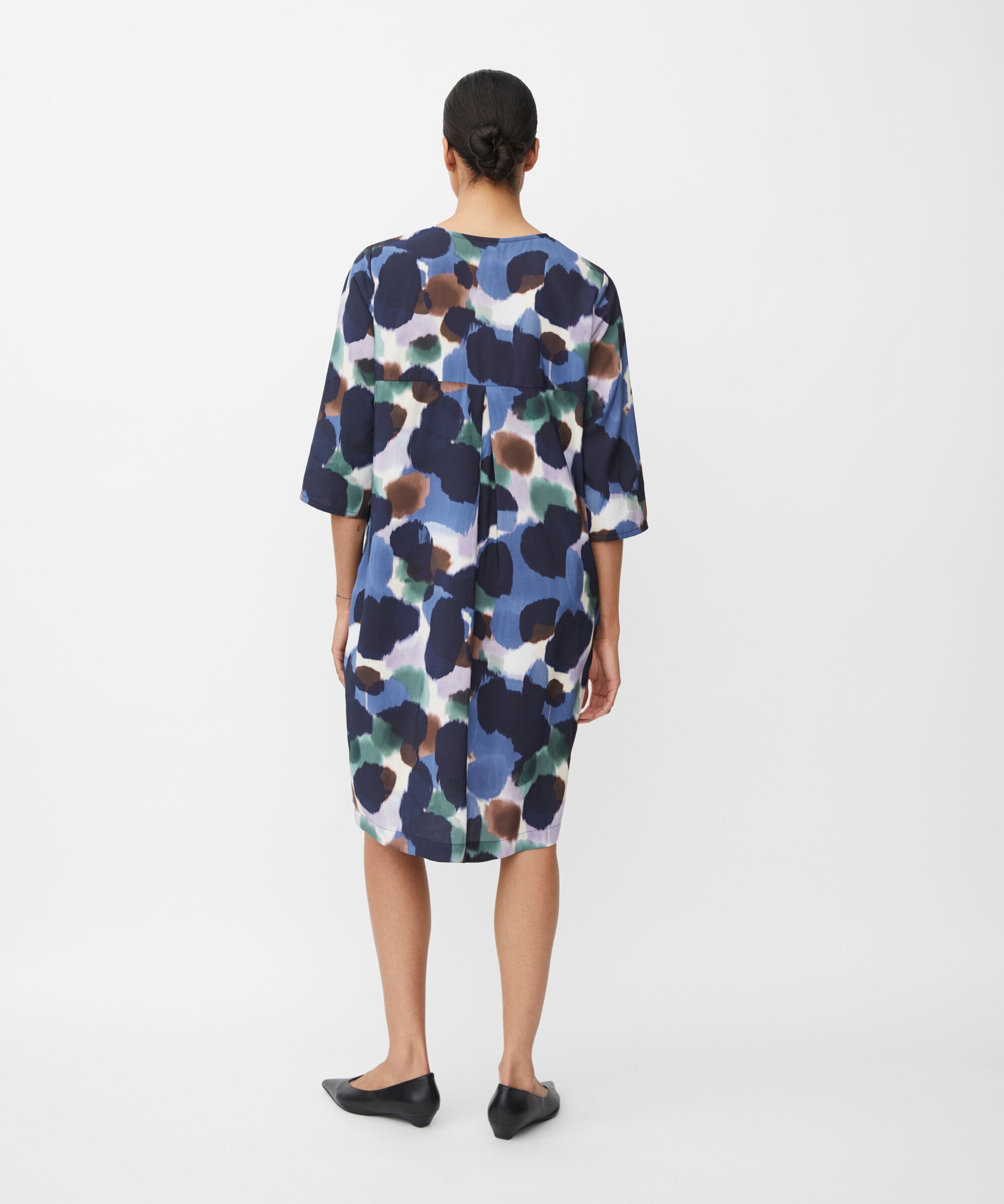 Nodetta Dress, Navy Blazer