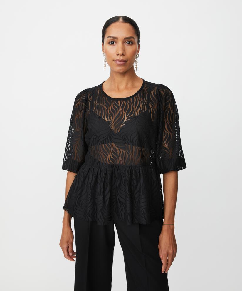 Davlira JERSEY Top, Black