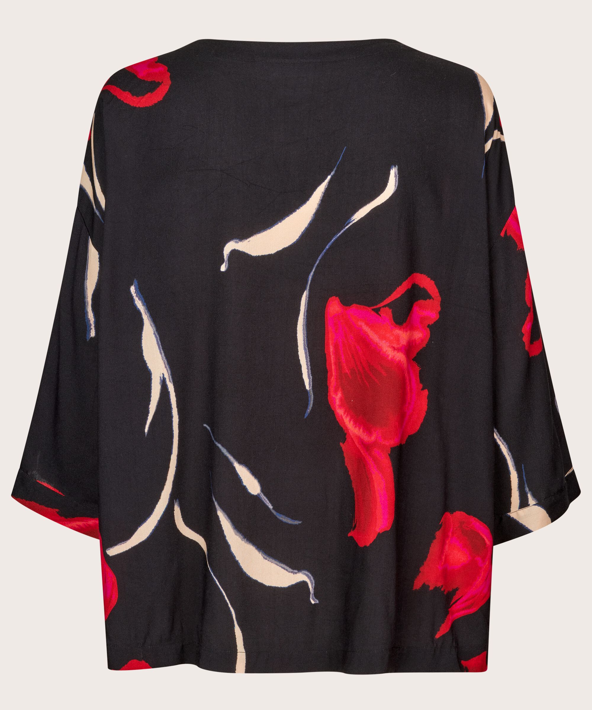 Becca Blouse, Haute Red