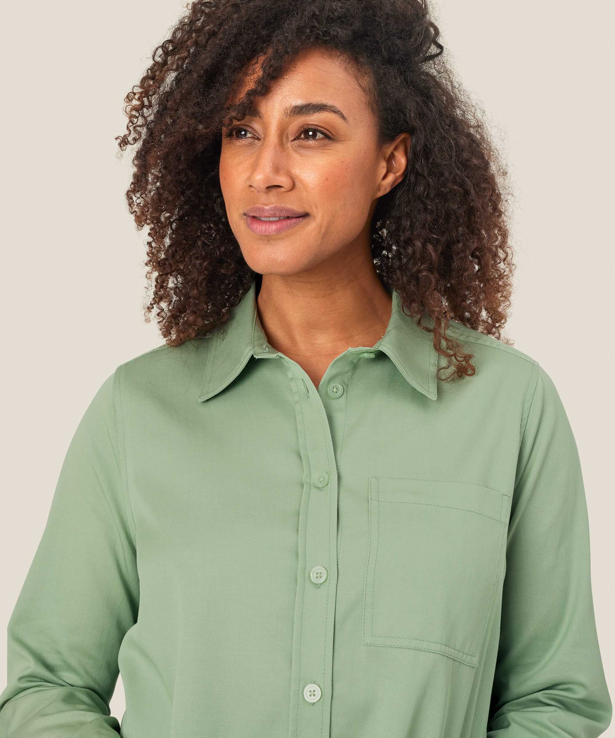 Indiba Shirt, Frosty Green