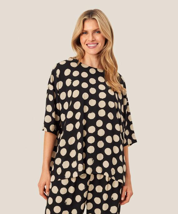 Degana Blouse, Black