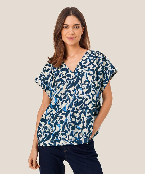 Braidy Blouse, Ultramarine