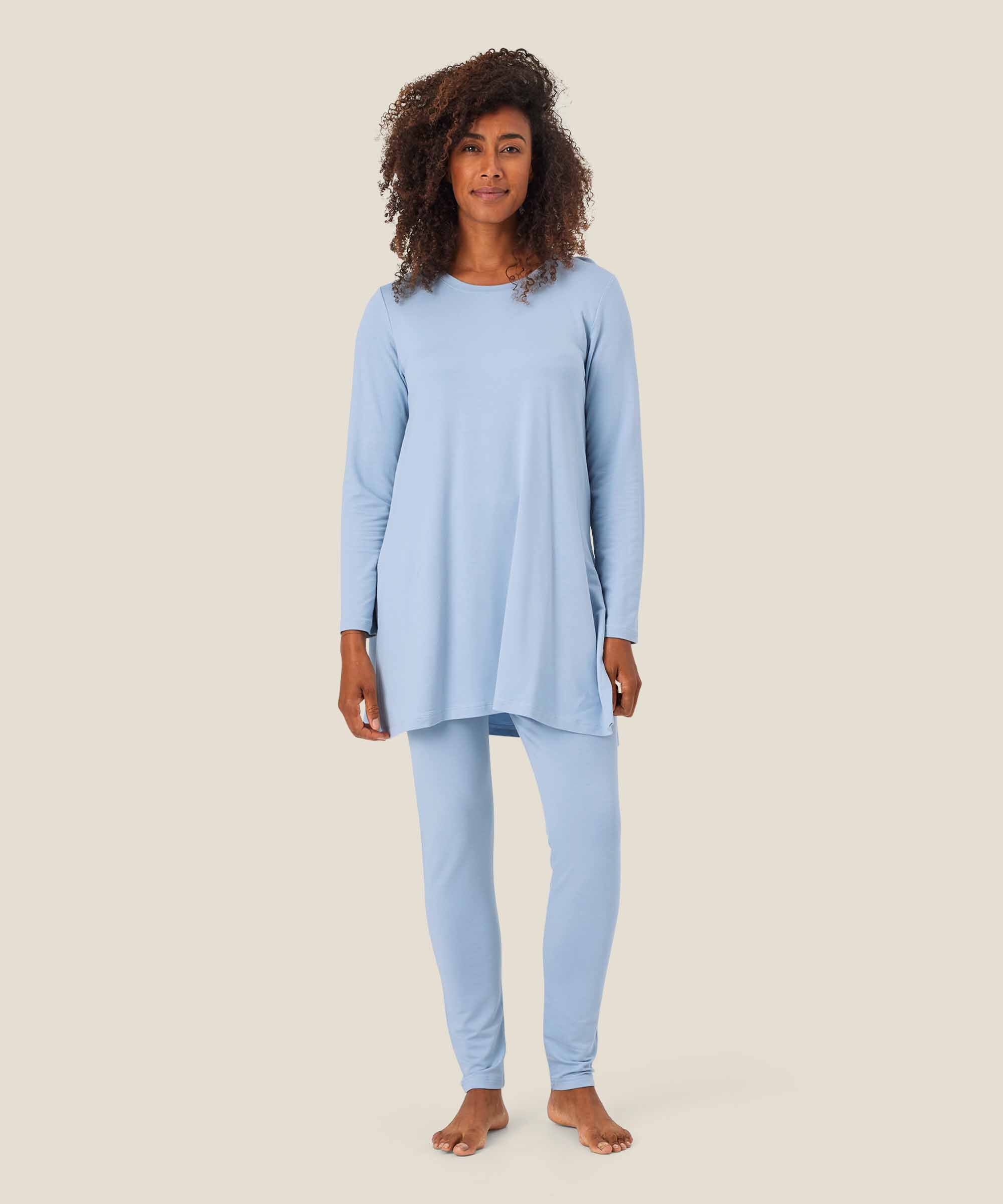 Glowie JERSEY Tunic, Blue Fog