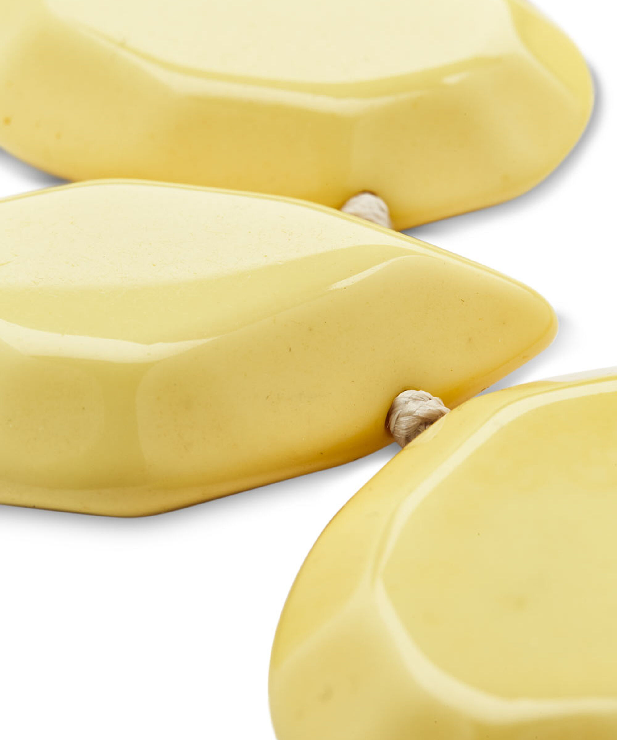 RANDEE NECKLACE, Cream gold