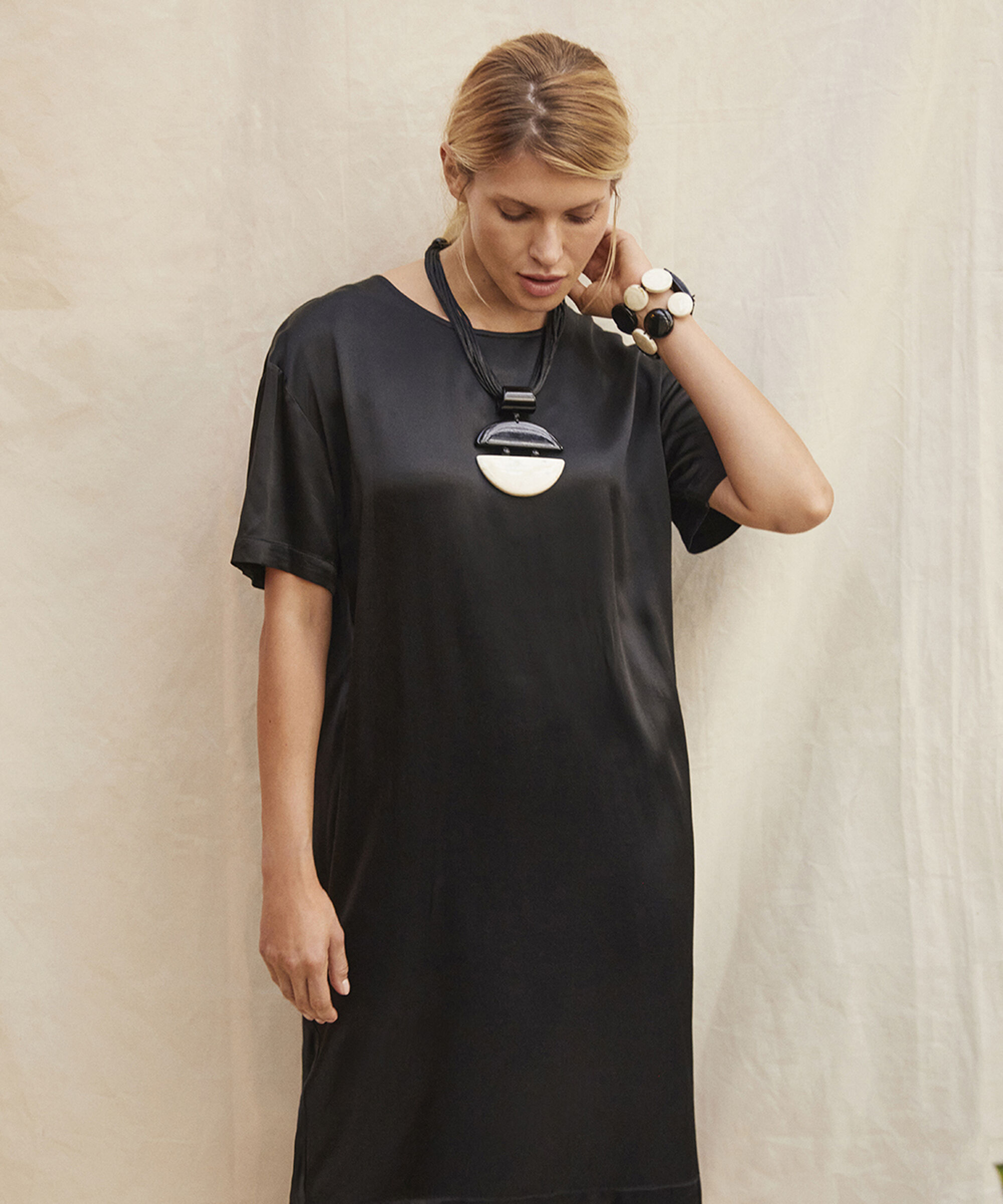NADIRA DRESS, Black