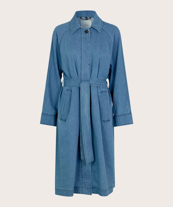 Tova Coat, Light Denim