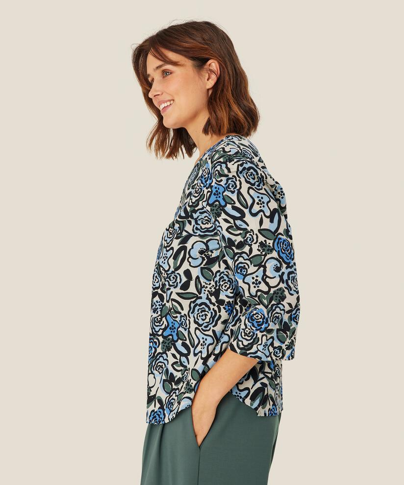 Dervla Blouse, Blue Bonnet
