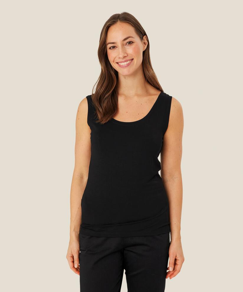 Els JERSEY Top, Black