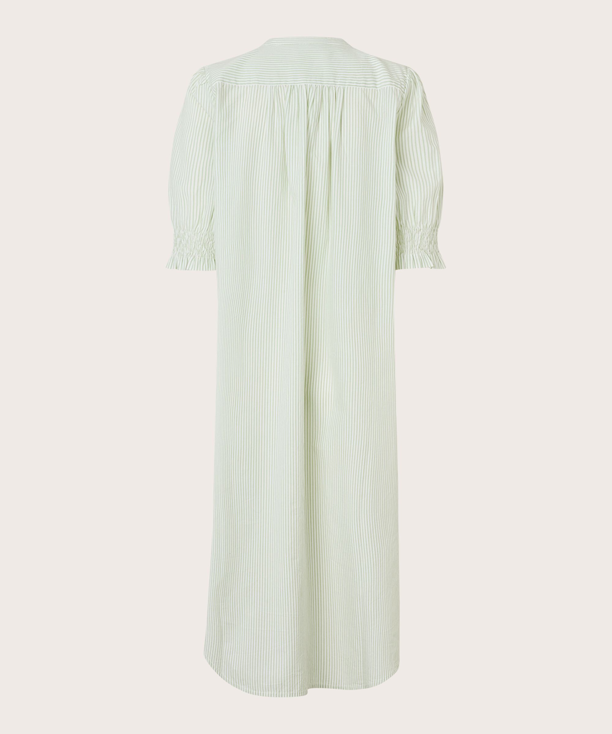 Nomi Shirt Dress, Frosty Green