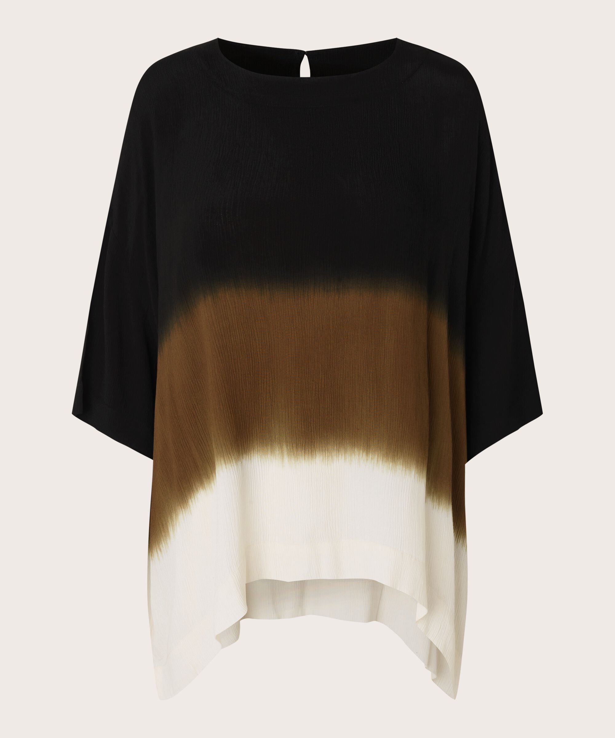 DEGANA BLOUSE, Bronze Brown