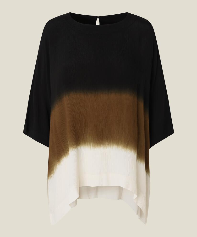 DEGANA BLOUSE, Bronze Brown, hi-res