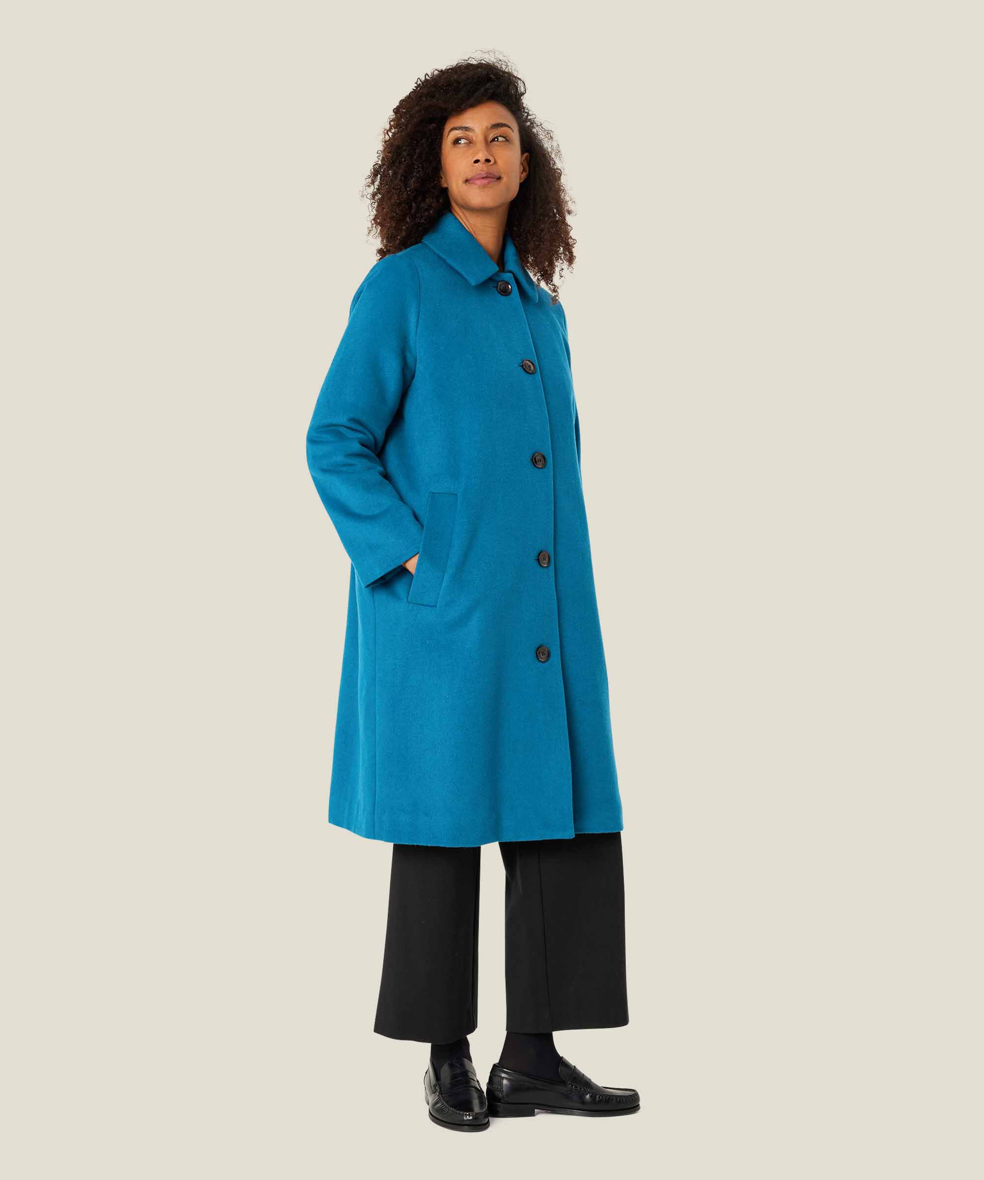 Thiti Wool Coat, Celestial