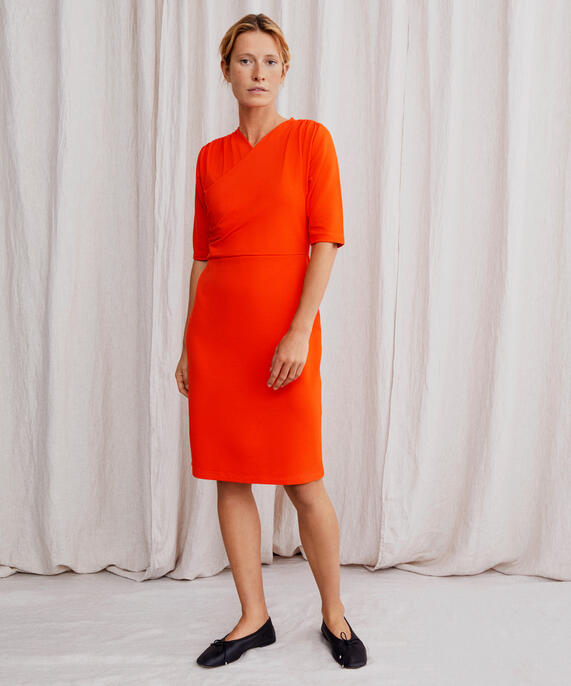 Nenne JERSEY Dress, Orange com