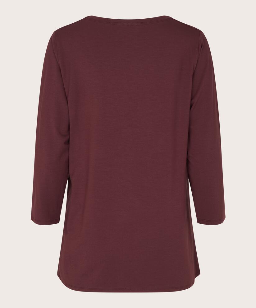 Cecille JERSEY Top, Tawny Port