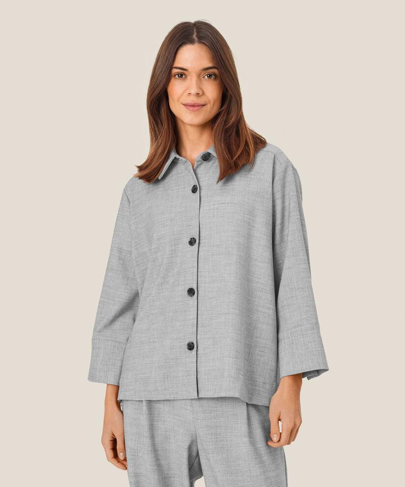 Idakaia Shirt, L. Grey mel.