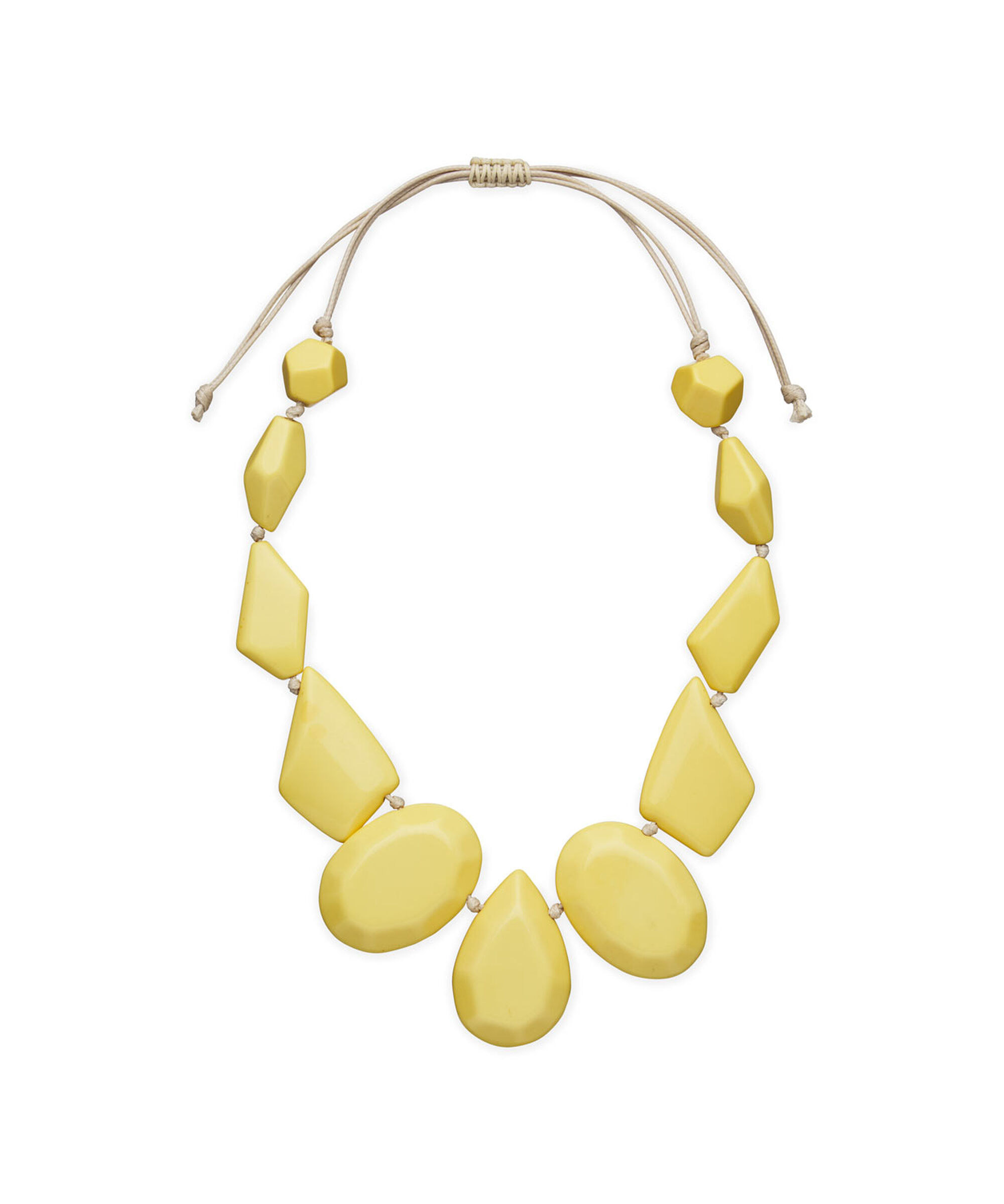 RANDEE NECKLACE, Cream gold