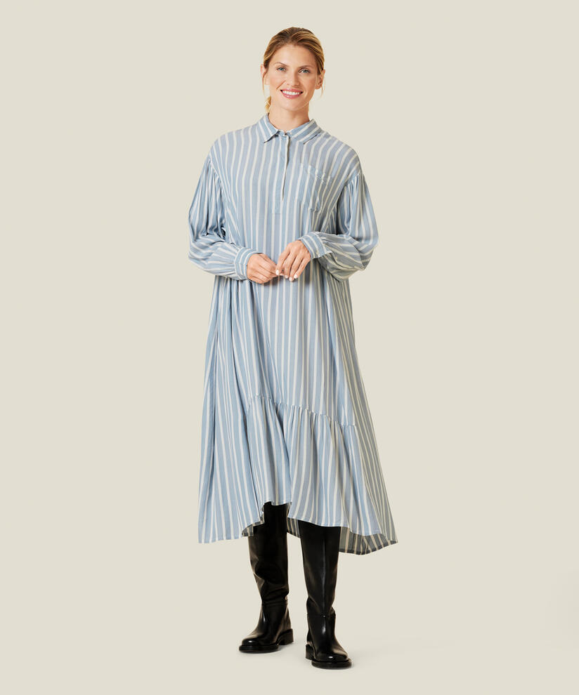 NARAI DRESS, Faded Denim