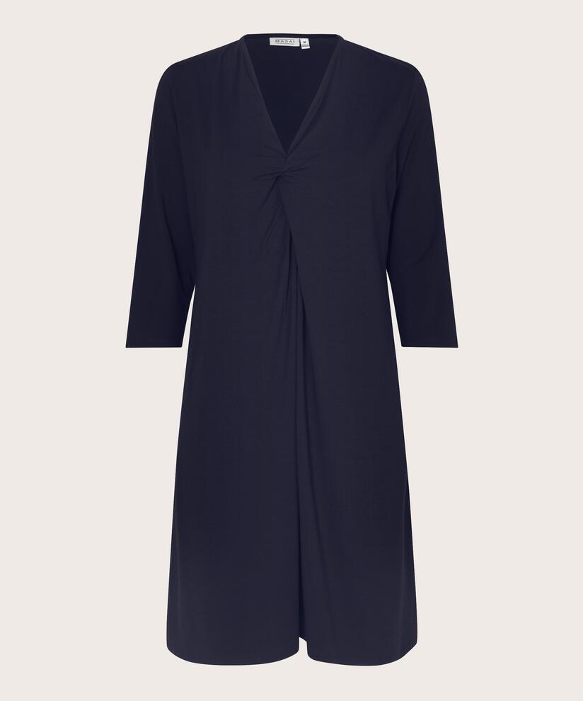 Nibi JERSEY Dress, Navy, hi-res