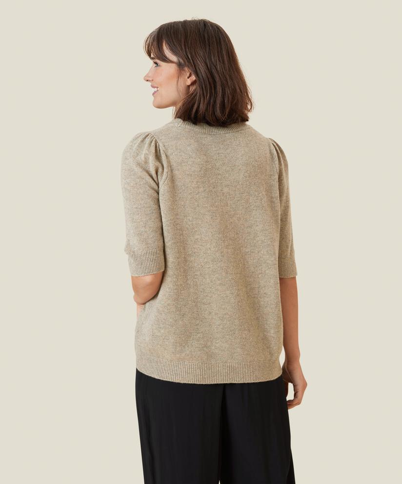 FLORA TOP, Beige melange, hi-res