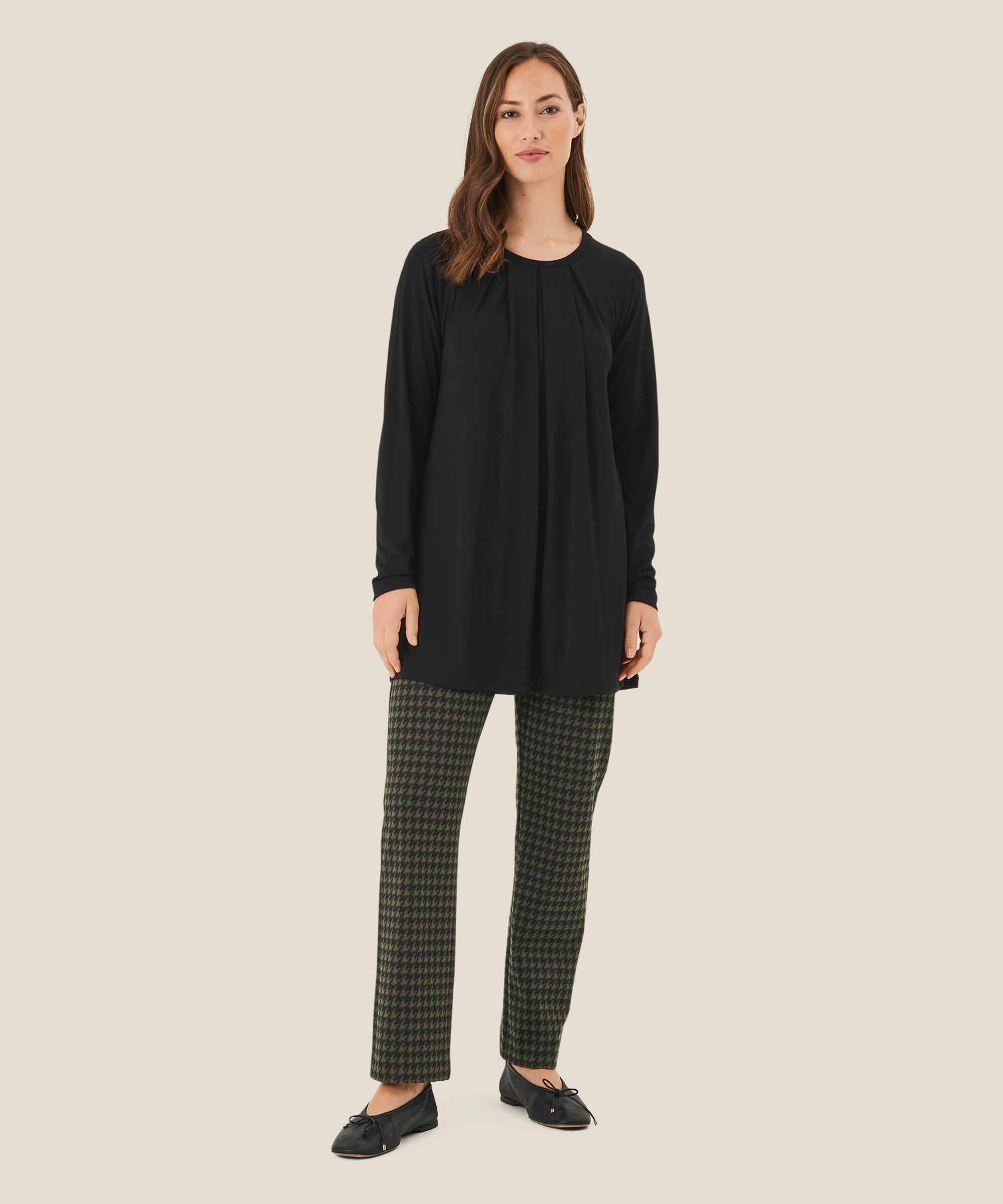 Gisela JERSEY Tunic, Black