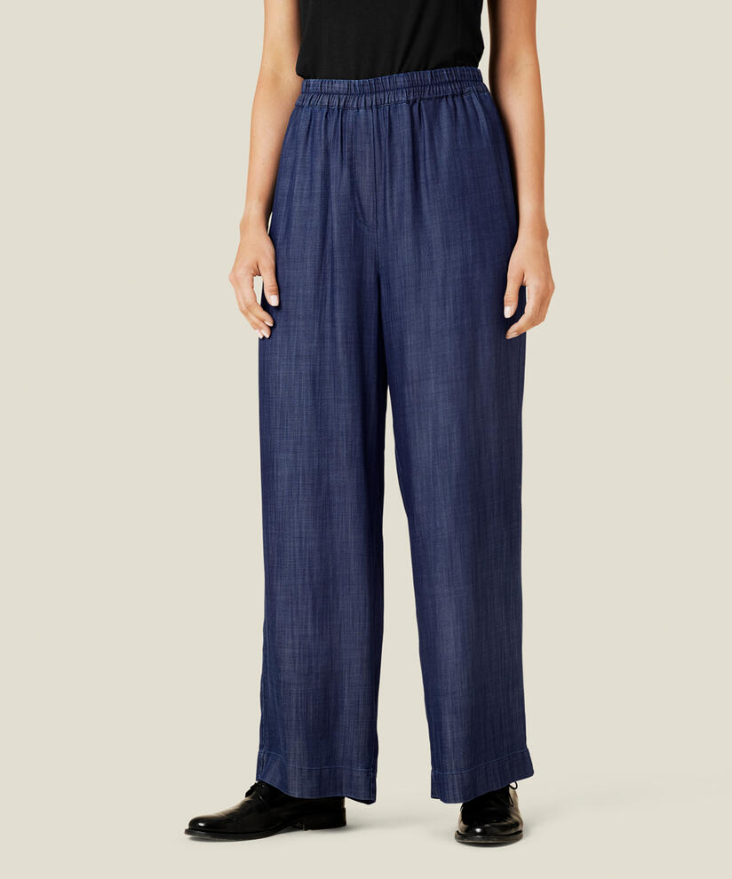 PERITA TROUSERS, Dark Denim, hi-res