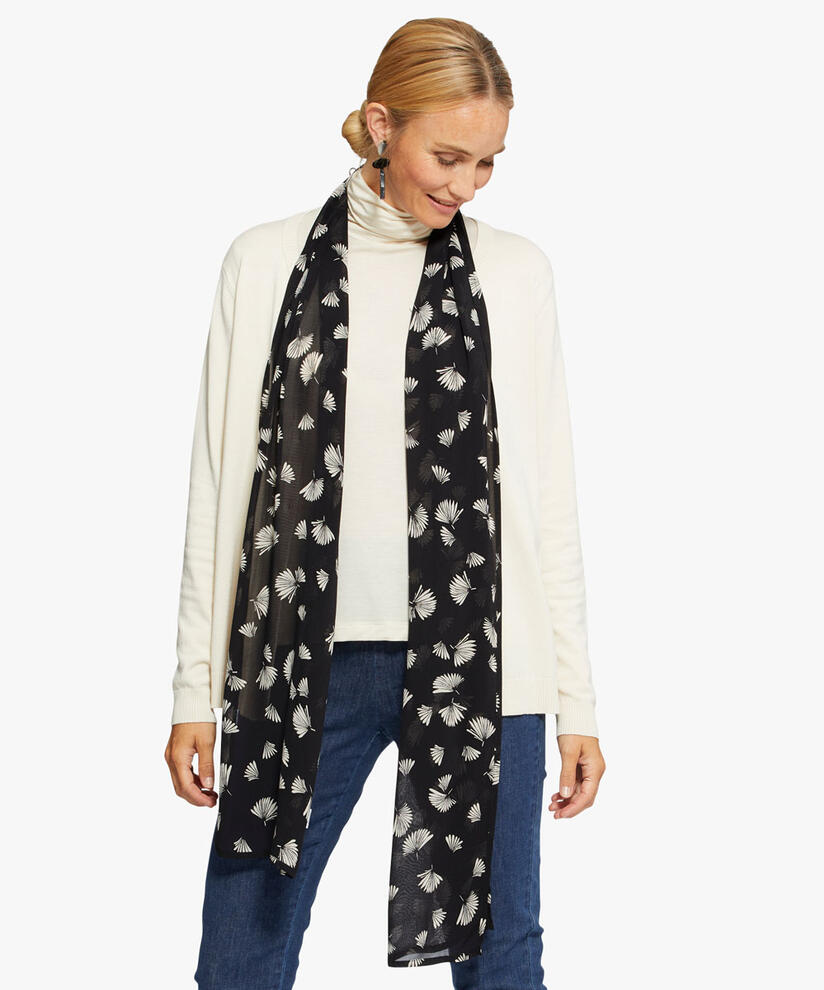 ALONG SCARF, Black
