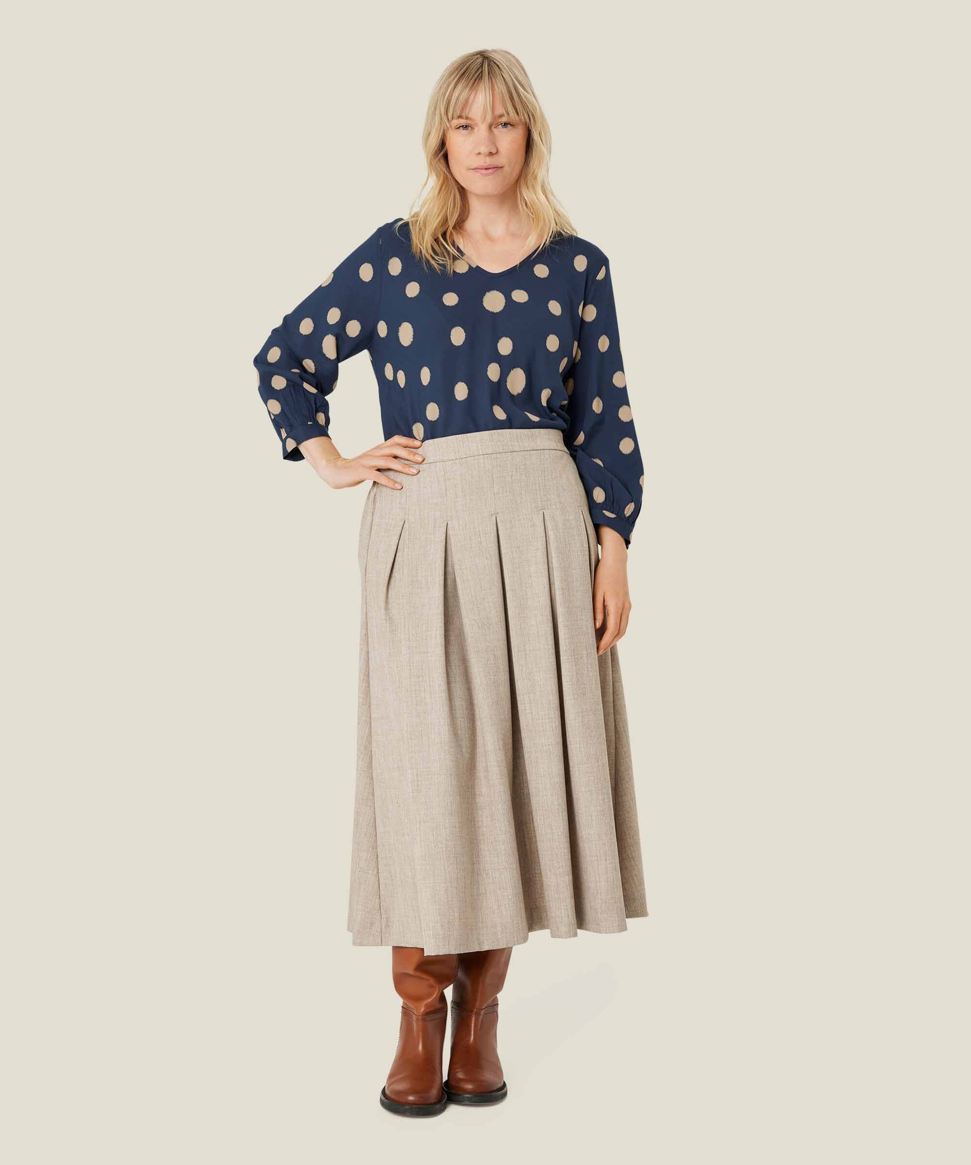Summer Skirt, Beige melange