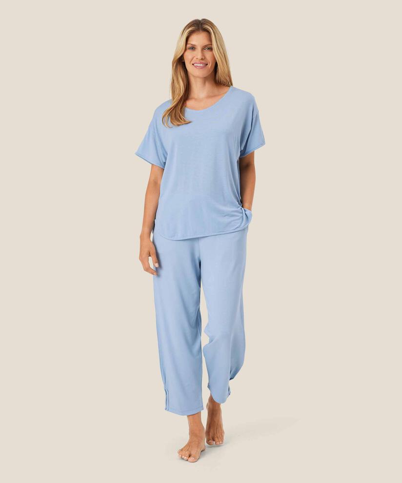 Binja JERSEY Top, Blue Fog