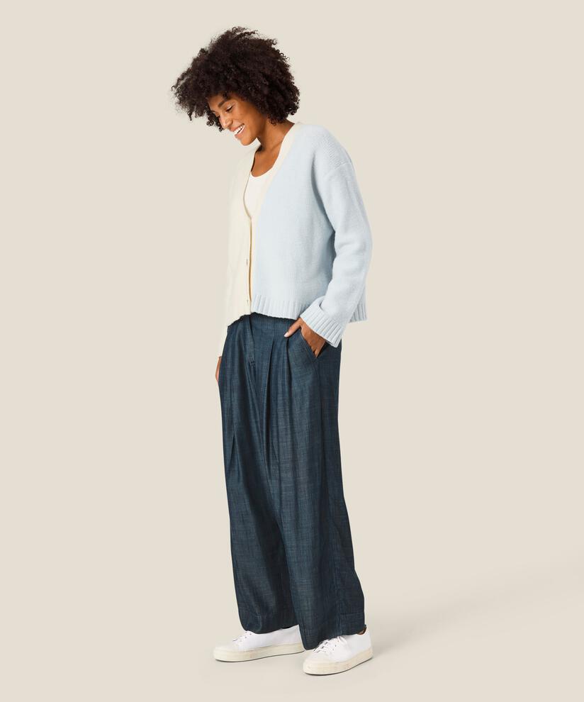 Perlinas Trousers, Blue Denim