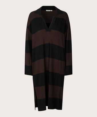 Naia Dress, Coffee/Blk, hi-res
