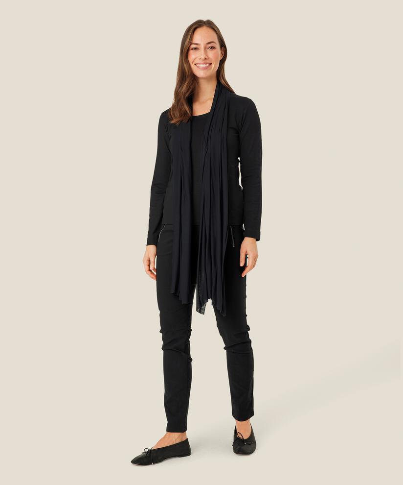 Amega JERSEY Scarf, Black