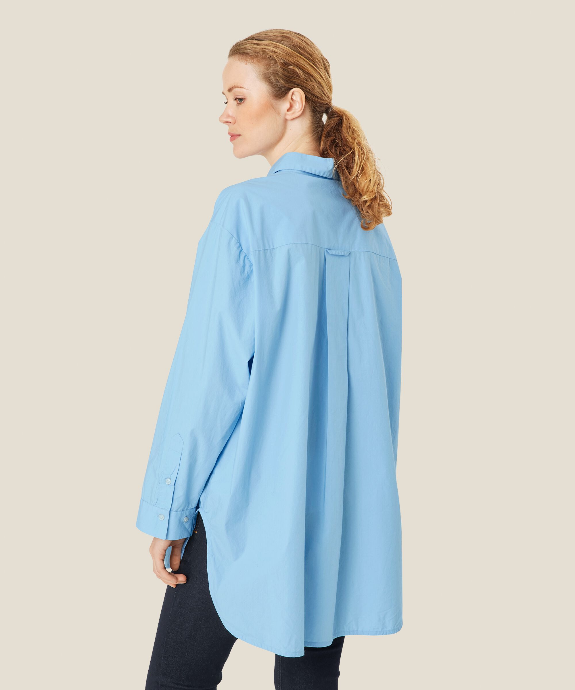 Idette Shirt, Powder Blue