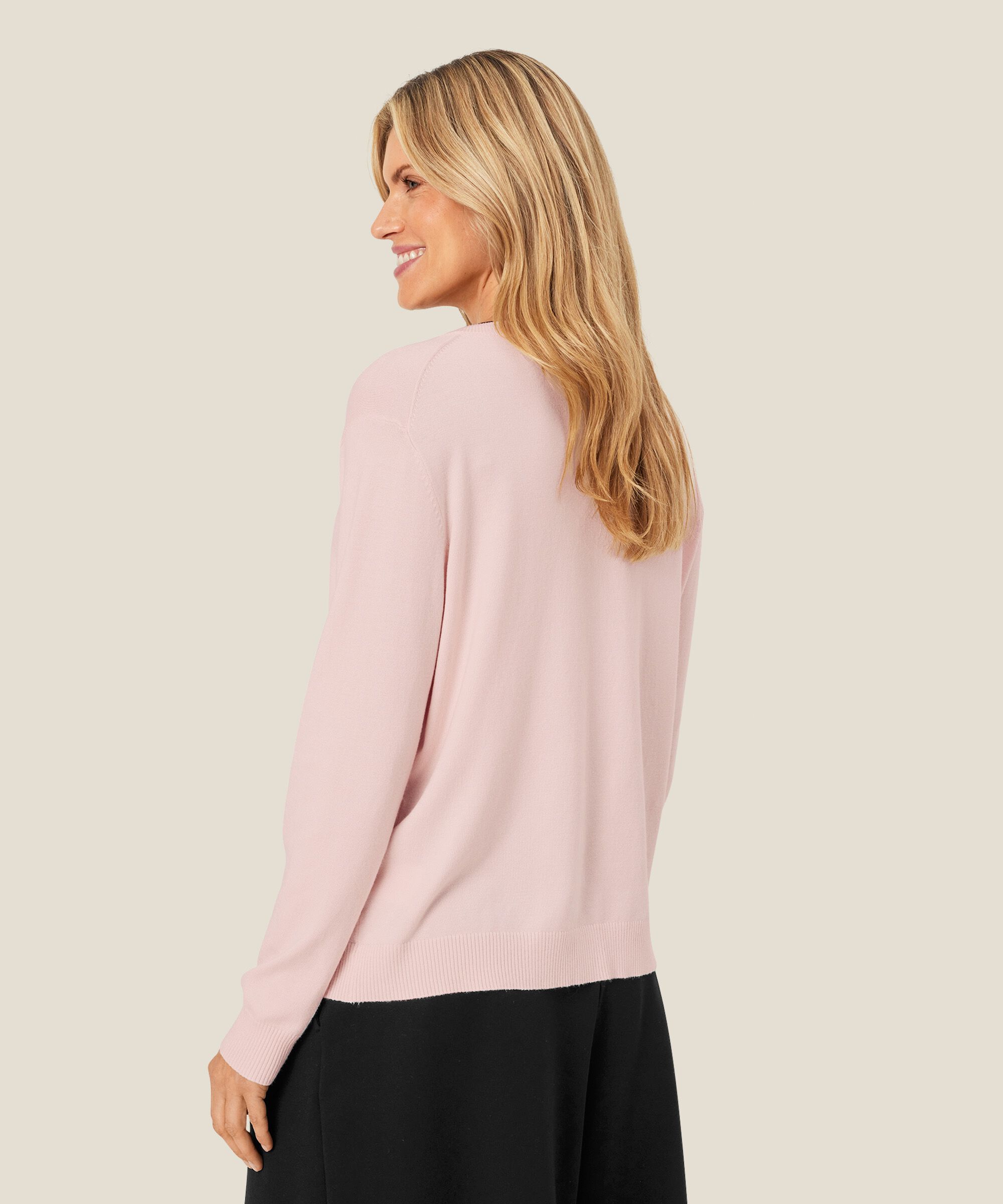 Leanna Cardigan, Mauve Chalk