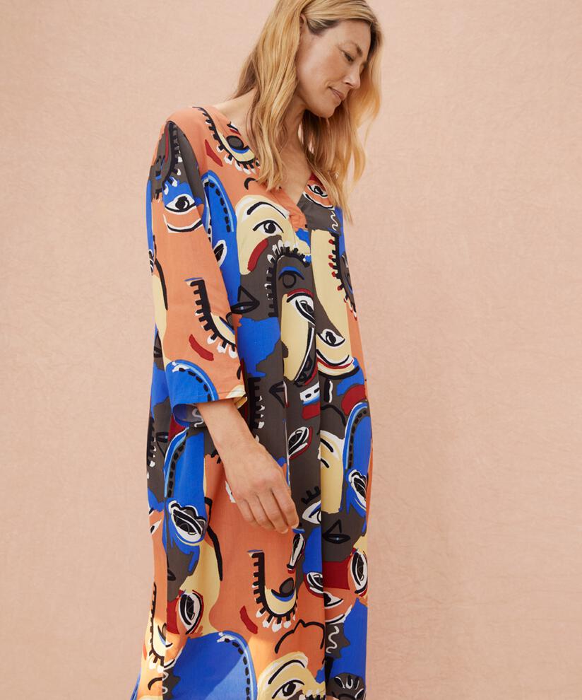 Nodetta Dress, Crocodile