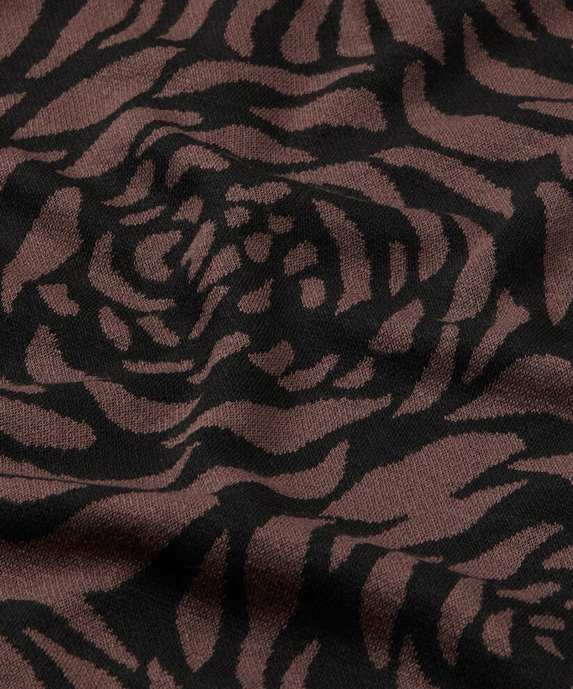 GRETHA JERSEY TUNIC, Chestnut