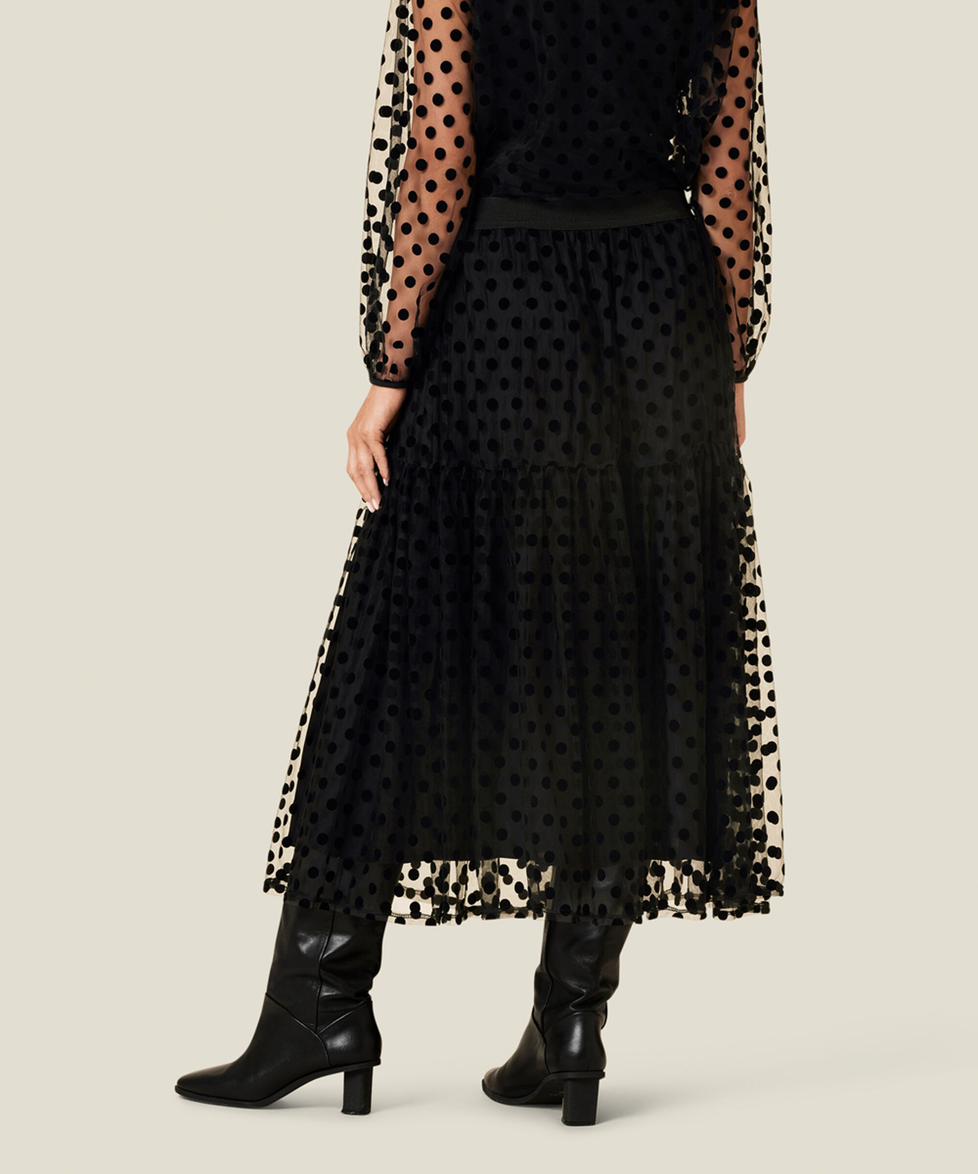 SIENNA SKIRT, Black