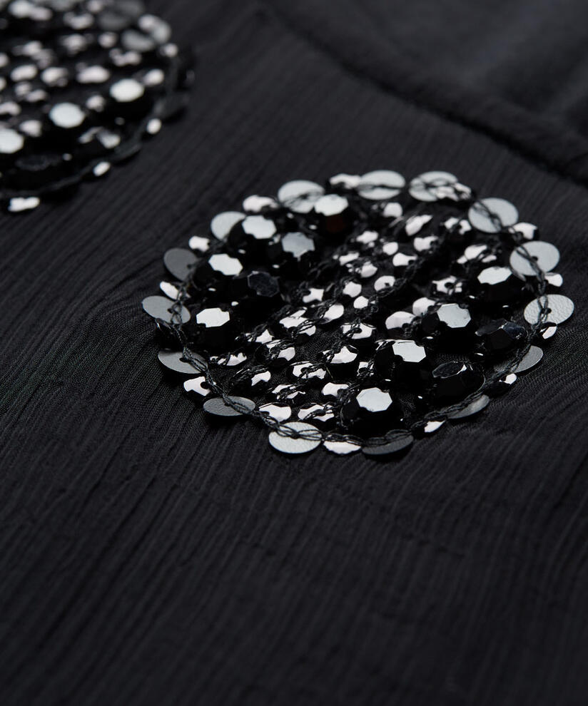 OZIA DRESS, Black, hi-res